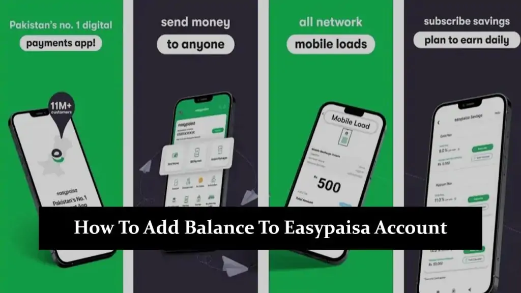 How To Add Balance To Easypaisa Account